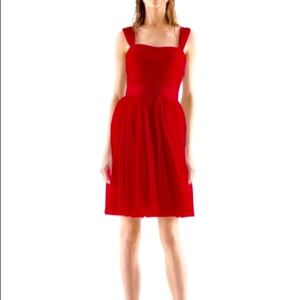 WHITE BY VERA WANG Short Bobbin Net Dress